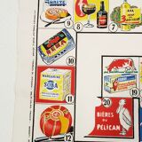 Vintage publicity teatowel