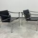 Chaises Bauhaus LC1 par Le Corbusier pour Cassina