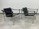 Bauhaus LC1 chairs by Le Corbusier for Cassina