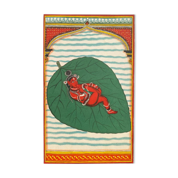 Lithographie vintage mythologie indienne