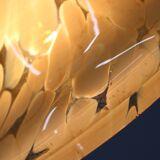 1970's Glass Pendant Light, Czechoslovakia