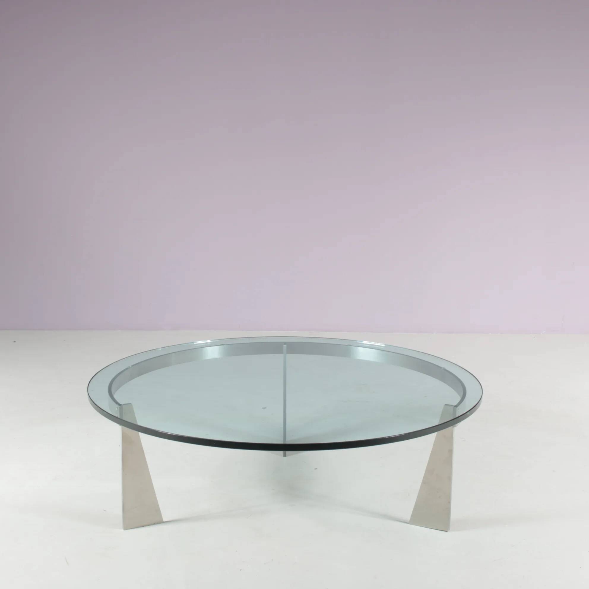 1980s “G3” coffee table by Jus van Beek for Metaform, Netherlands