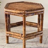 Table basse bambou vintage