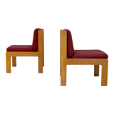 André Sornay pair of "raspberry" heaters. France, circa 1960