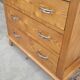 Vintage chest of drawers 1950 feet compass 3 drawers