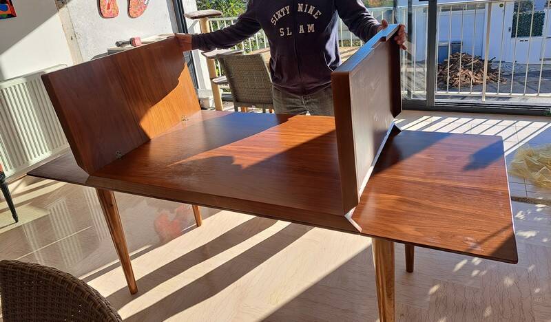 Table vintage palissandre