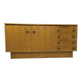 Vintage teak sideboard – 1961 – 2 doors & 4 drawers