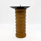 1960s modernist wooden candlestick, Germany