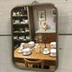 Miroir de barbier 15x20