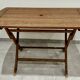 Table pliante bois exotique terrasse