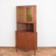 Danish teak corner cabinet