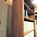 Open bookcase in vintage teak