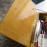 Stainless steel housewife brand Comargent wooden box