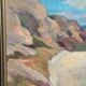 Original Swedish Oil on Canvas – “The Way” by Aksel G Knůdsen – Signed, Vintage & Framed – 52 x 45 cm (24" x 20")