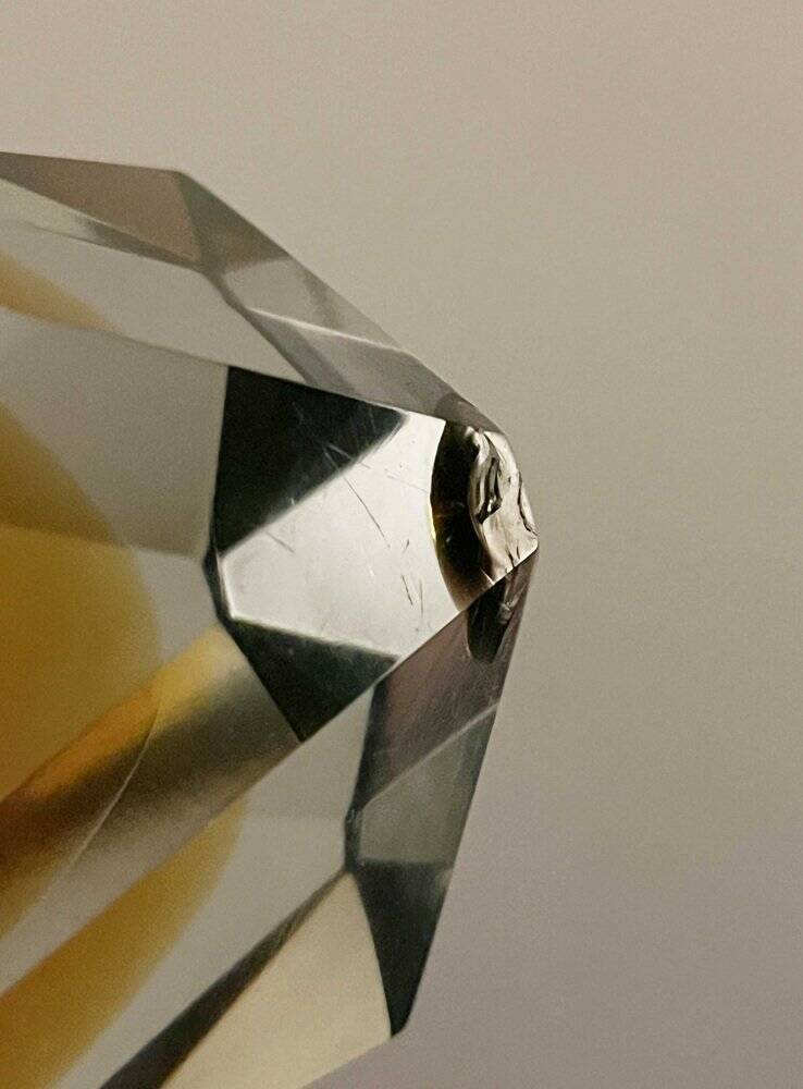 Vintage Italian Sommerso Glass Vase, Murano, 1970s