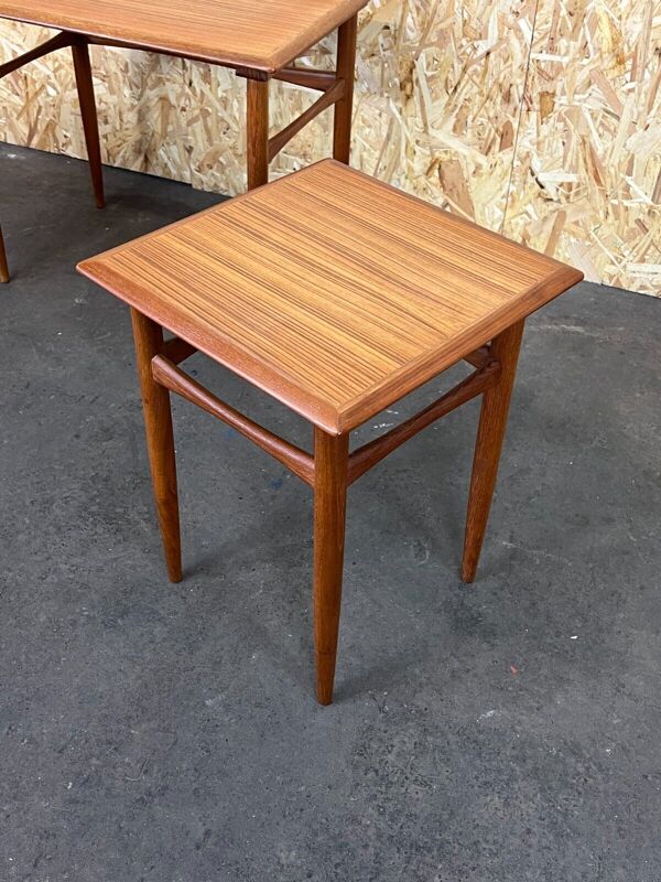 Tables gigognes en teck des années 70 des années 70 Kai Kristiansen Skovmand & Andersen Design
