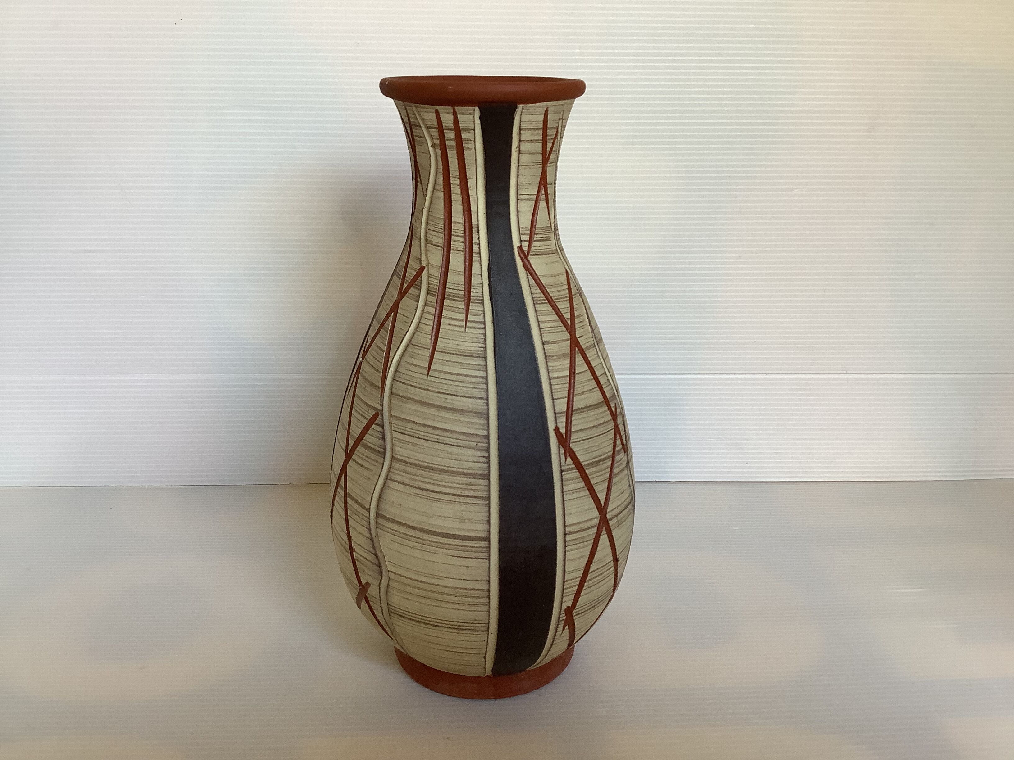 Terracotta vase W Germany
