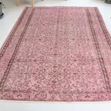 Home Living Oushak Pink Rug sku2520