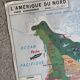 Vintage school map mdi North America-Asia.