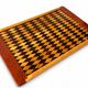 One-of-a-Kind Handmade Geometric Marquetry Tray