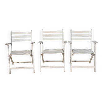 “Dejou” wooden garden armchairs