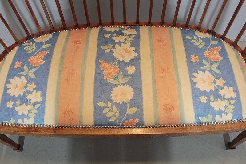 Art Deco Bench in 20th Century Beech