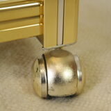 Vintage Hollywood Regency style rolling side table