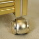 Table d'appoint roulante vintage style Hollywood Regency