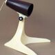Cocotte vintage articulated desk lamp beige & brown plastic old design