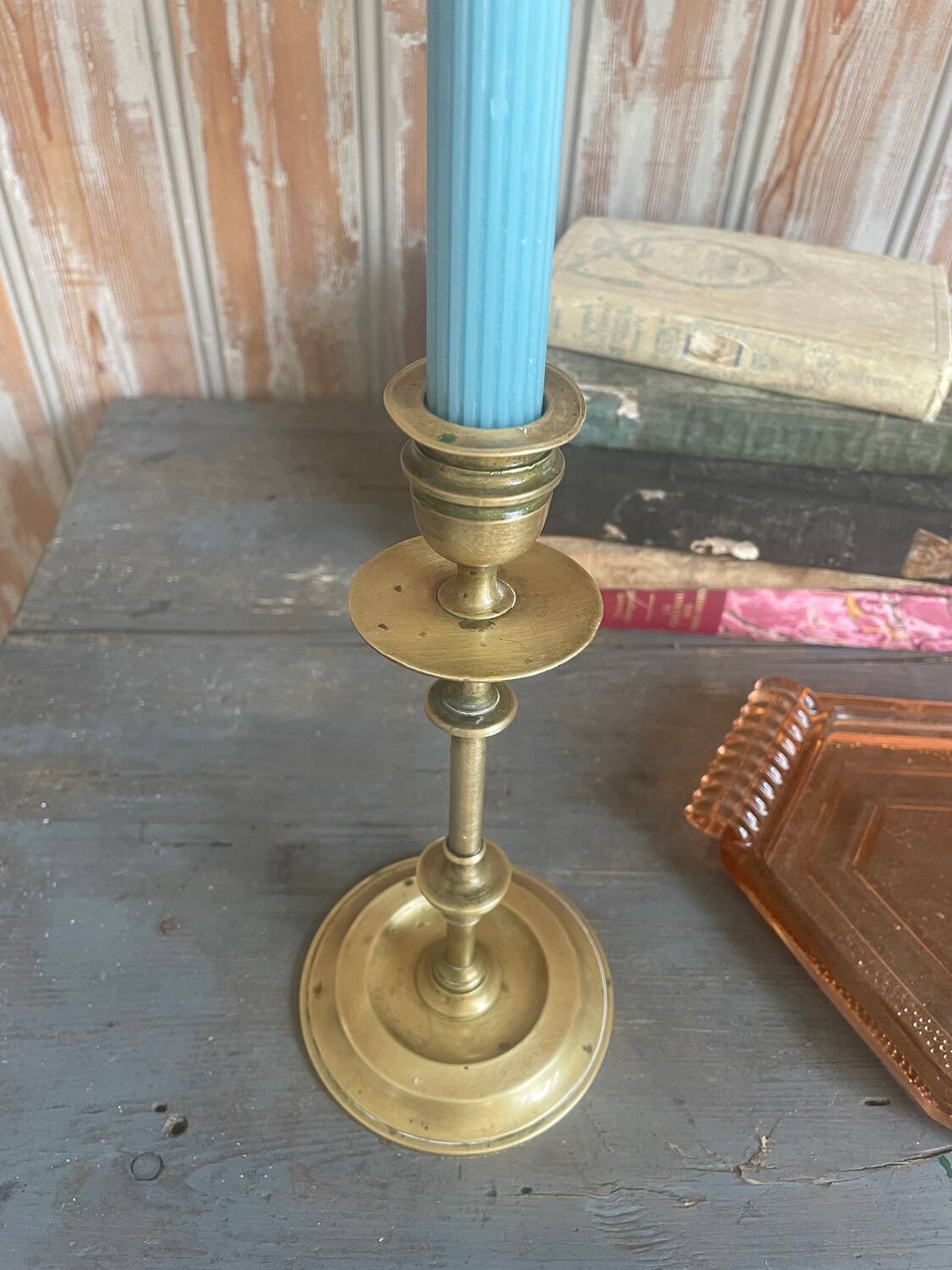 Brass candlestick