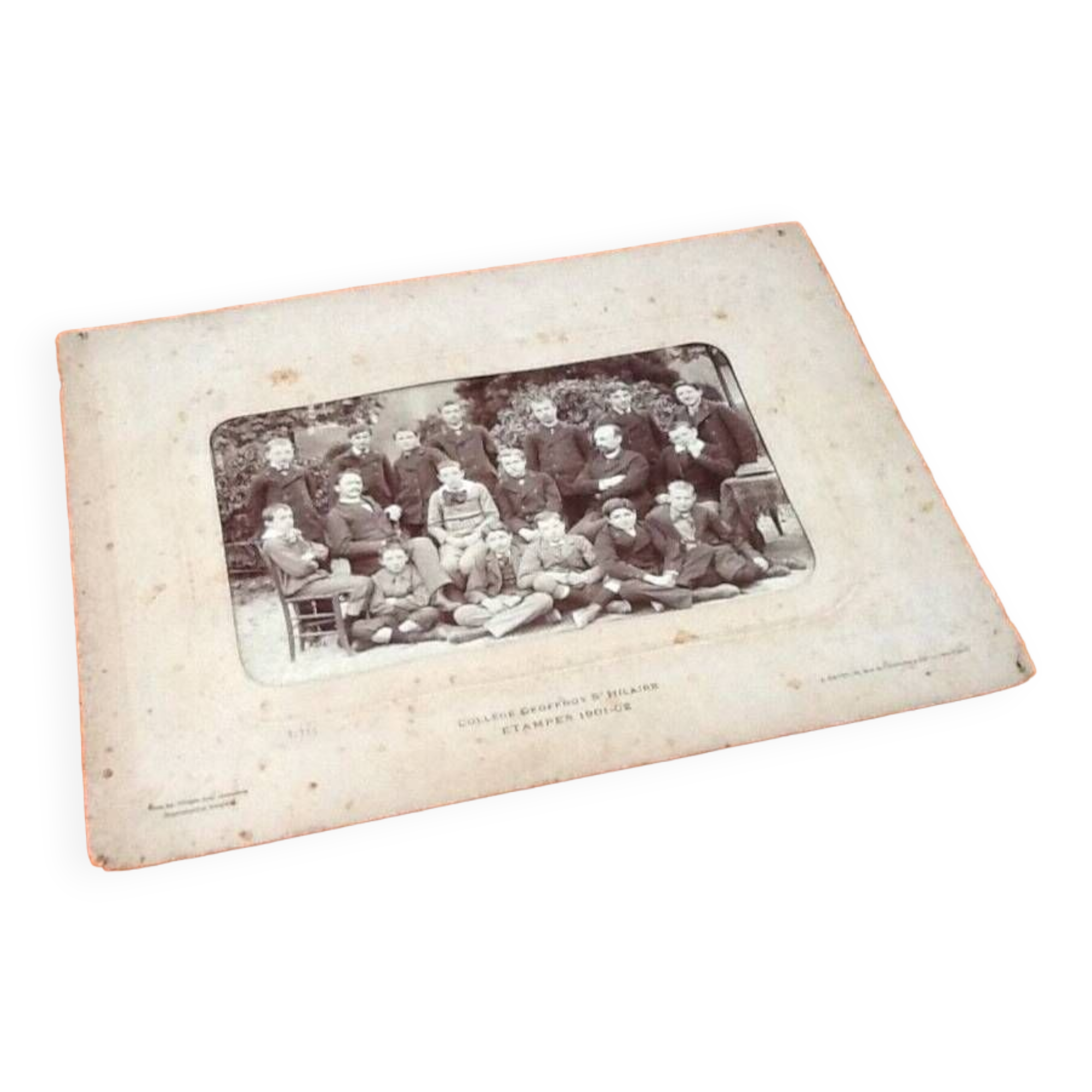 Photographer Jules David (Levallois-Perret) 1901-02 Etampes Collège Geoffroy Saint-Hilaire