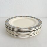 10 flat ironware plates “Lamartine” Salins