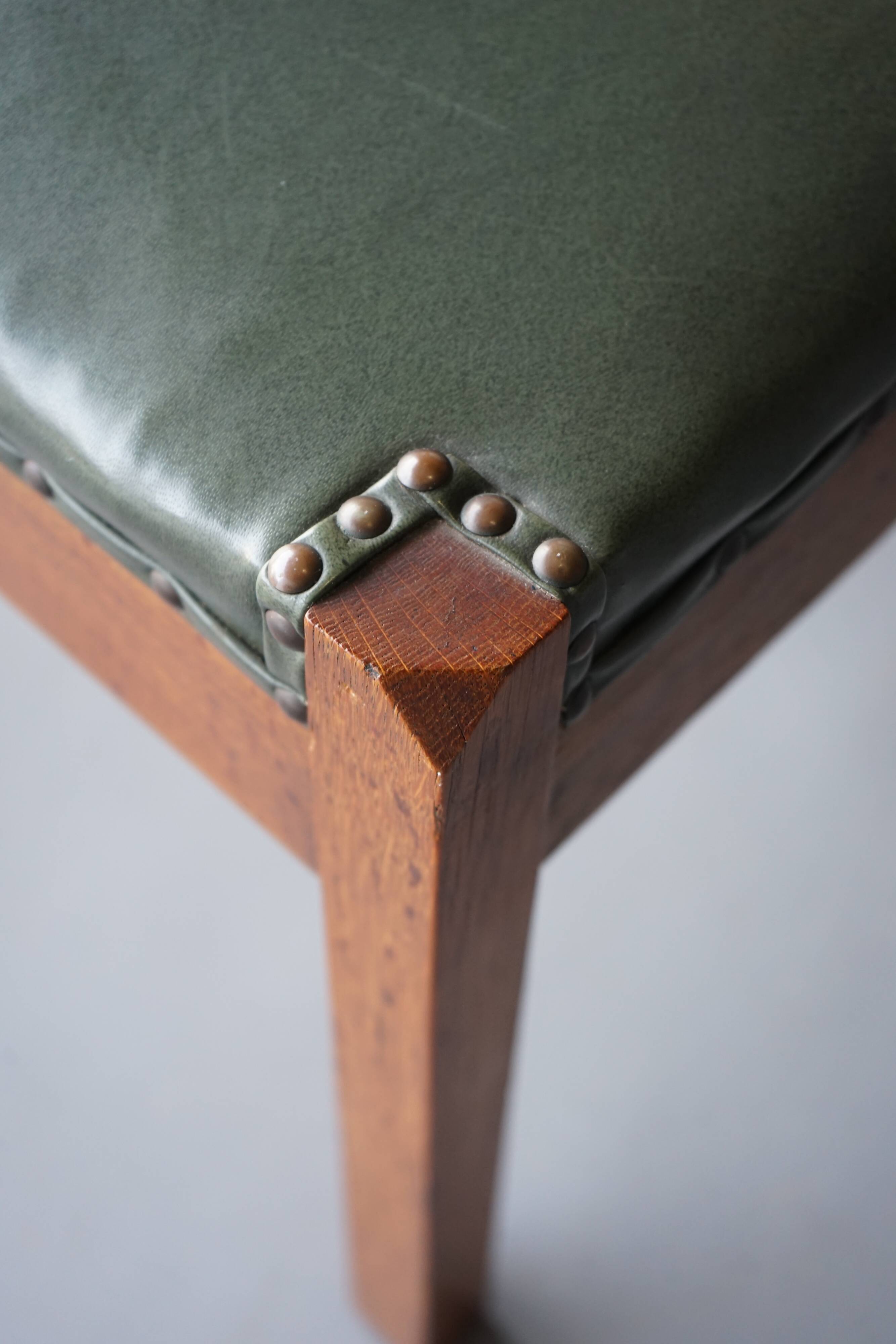 A rare and important side chair by Dutch architect Piet Klaarhamer, 1917
