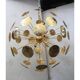 Water-Lily Brass Sputnik Sphere Chandelier