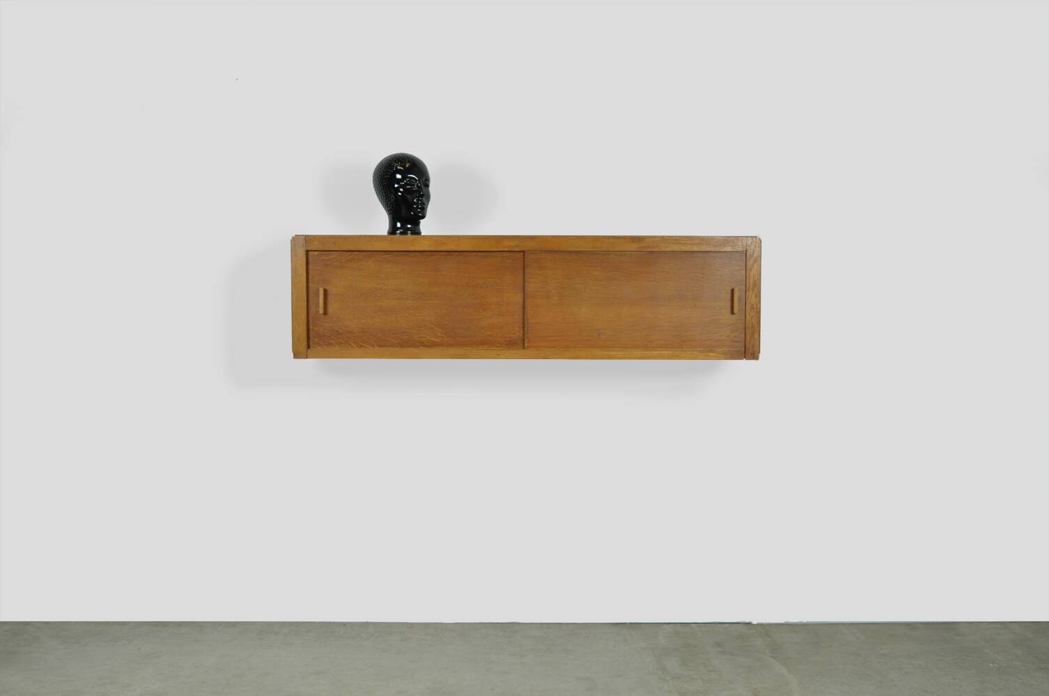 Vintage Mid-century hanging cabinet with sliding doors, 1960s