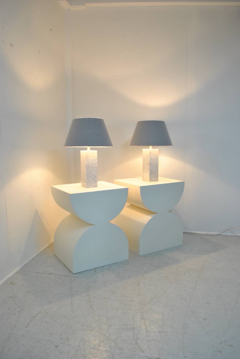 Pair of Barbier house lamps 1960