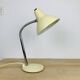 Lampe de bureau en métal beige, années 60