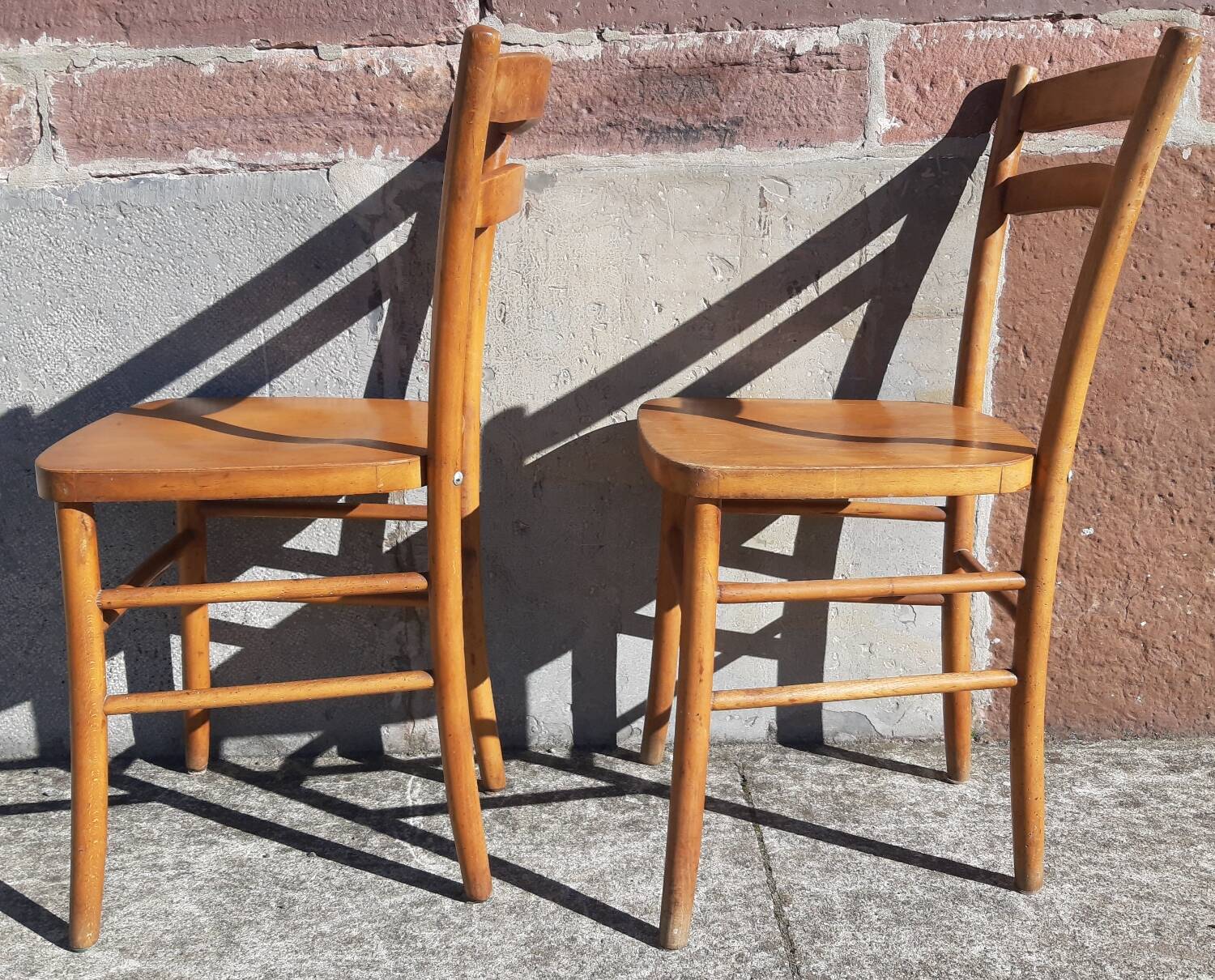 Pair of Luterma bistro chairs