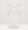 Large Cut Crystal Glass Vase 1960s Belgium