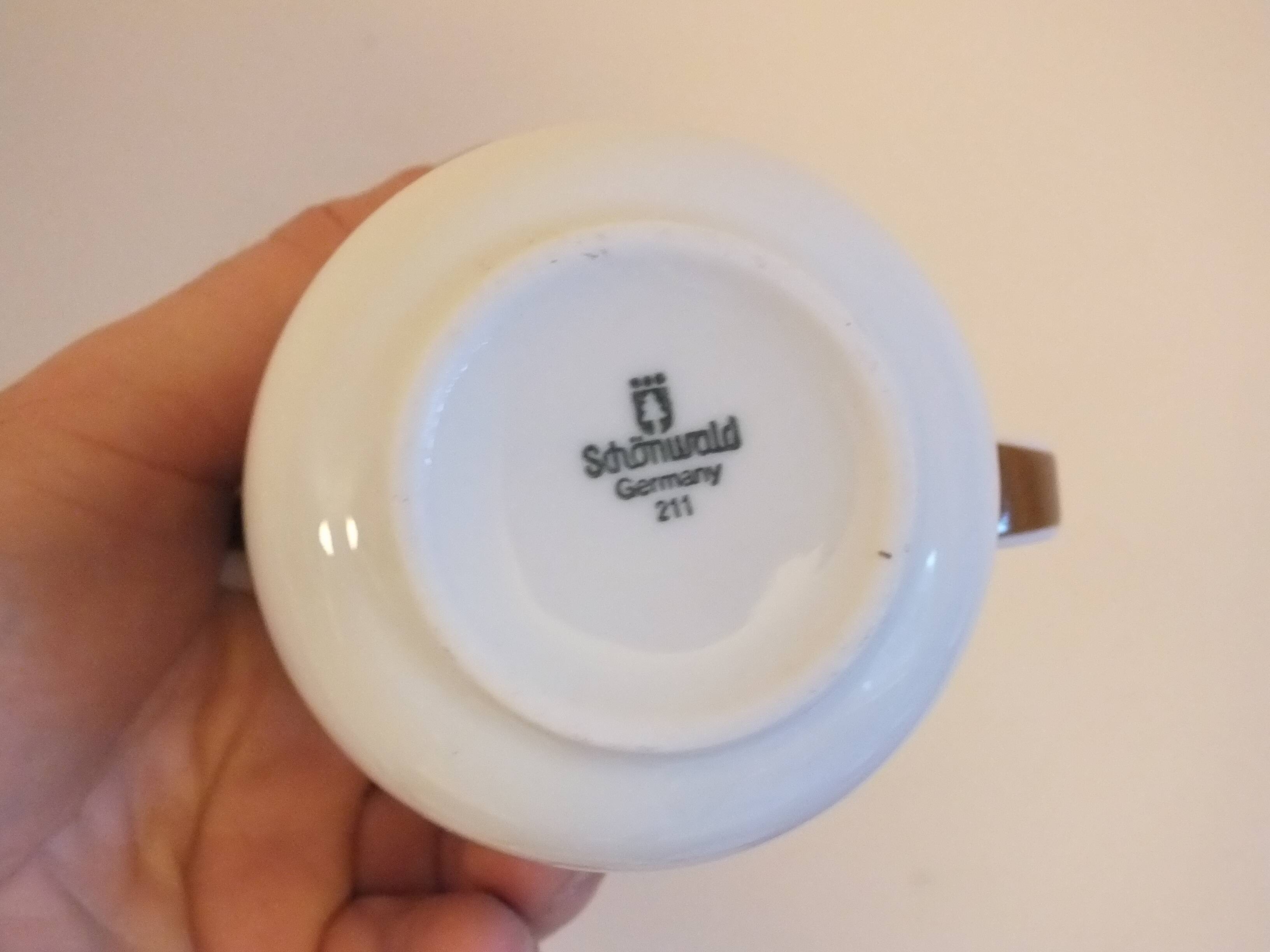 Coffee service 1970 by Hans Théo Baumann in Schonwald Germany porcelain