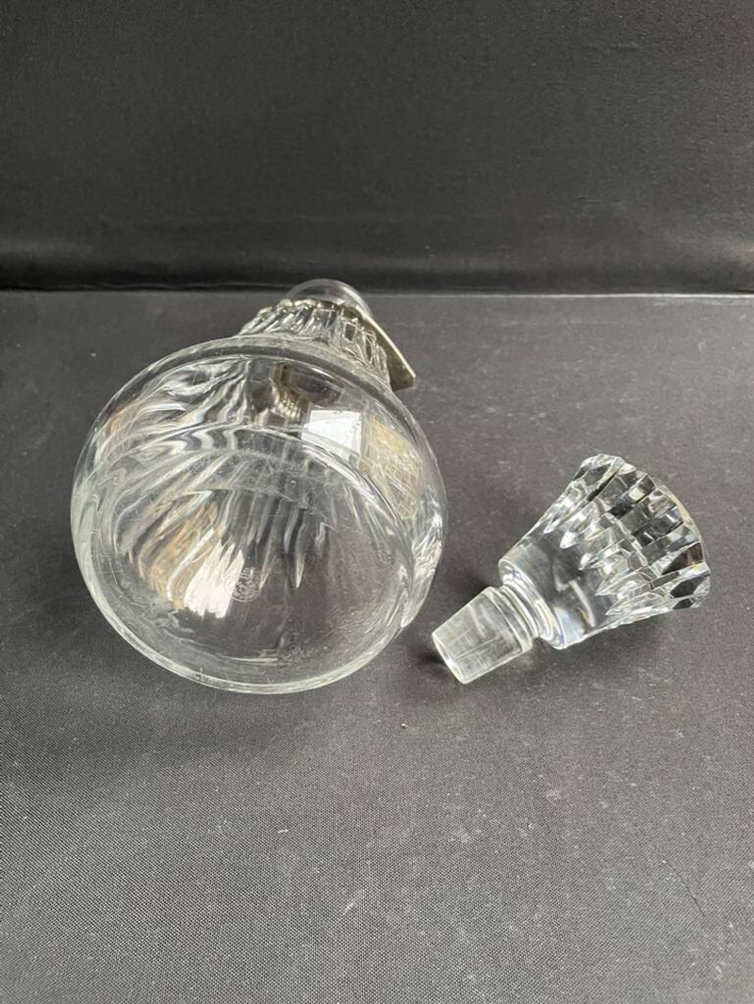 Carafe estampillée Baccarat - Biscuit Fine Champagne Cognac Napoléon