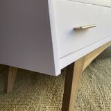 Renovated large format vintage chest of drawers