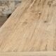 Solid oak farmhouse table "brut" 247x89, top "chocolate oak"