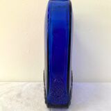 Flacon en verre bleu cobalt grand modèle