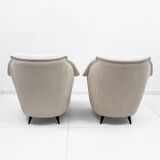 Pair of Ico Parisi MidCentury Modern Italian Armchairs for Ariberto Colombo