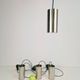 Vintage Cylindrical Pendant Lamps from Raak Holland, 1970s, Set of 4