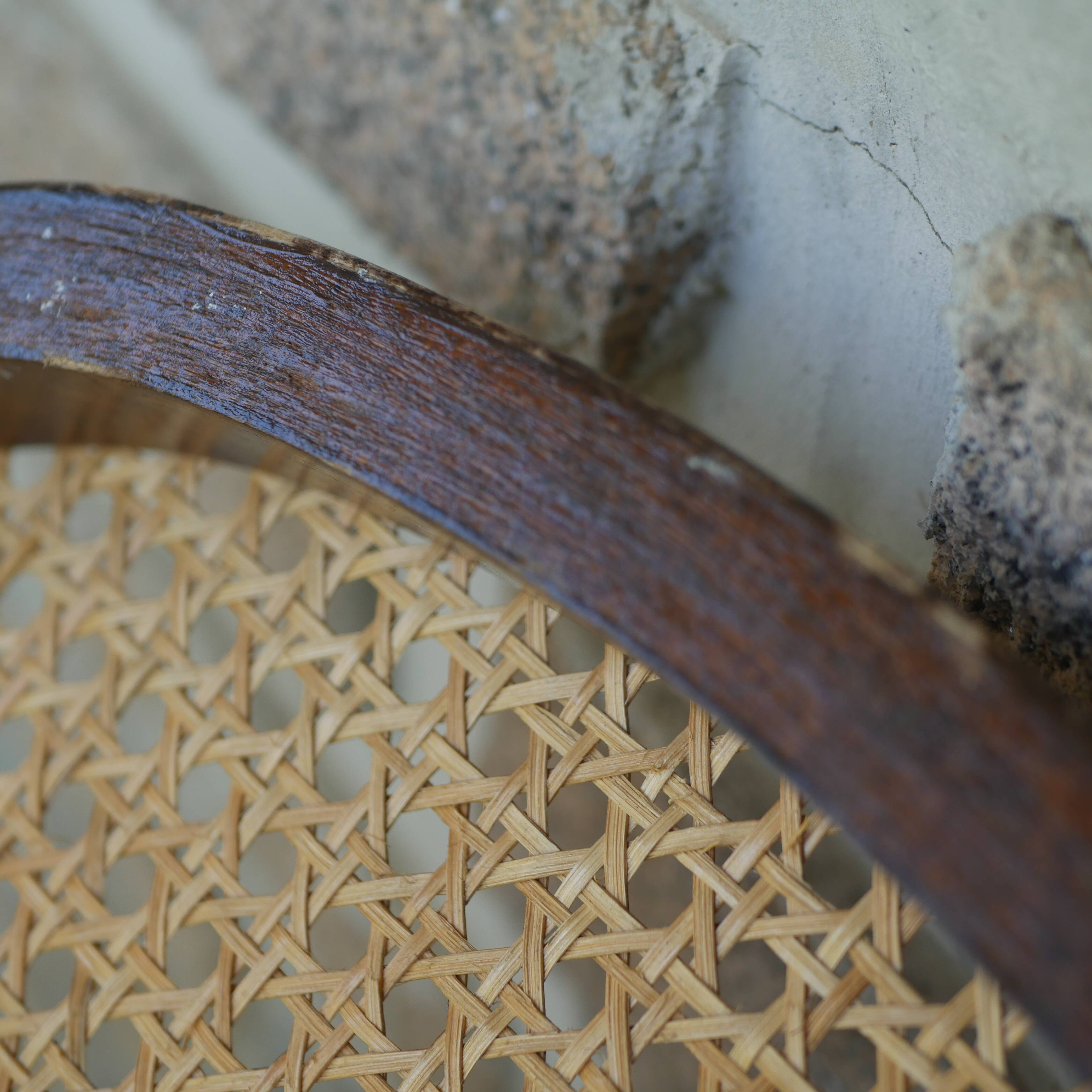Wooden rocking chair and canning