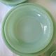 Rare 1950s Fire-King Jadeite "Jane Ray" Dinner & Coffee Service - 32-Pieces