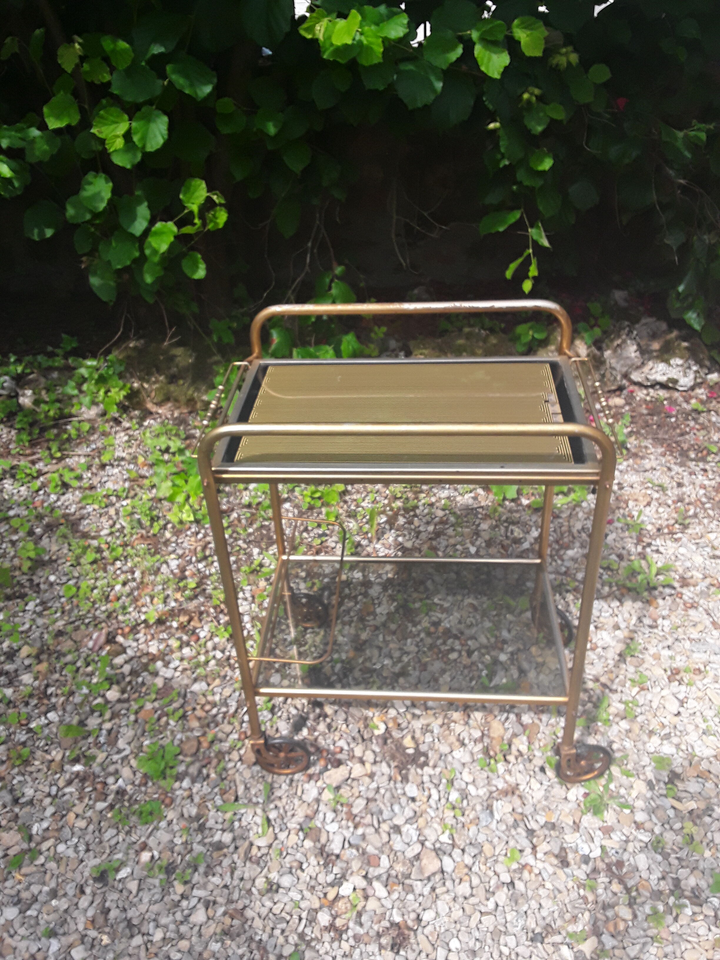 Vintage bar trolley