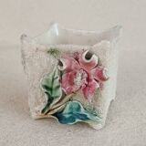 Planter in granite earthenware and slurry
